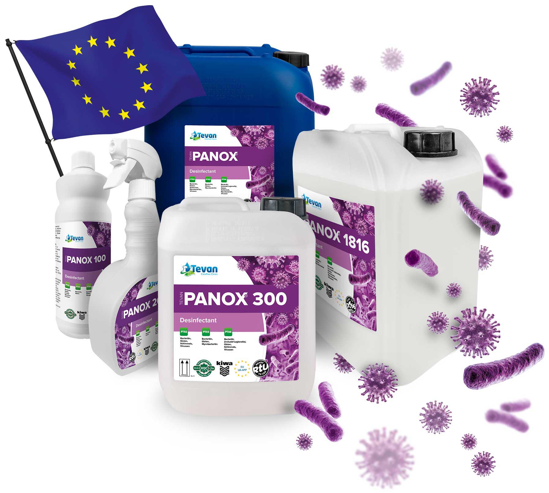 Tevan Panox Productfamilie - EU toelating